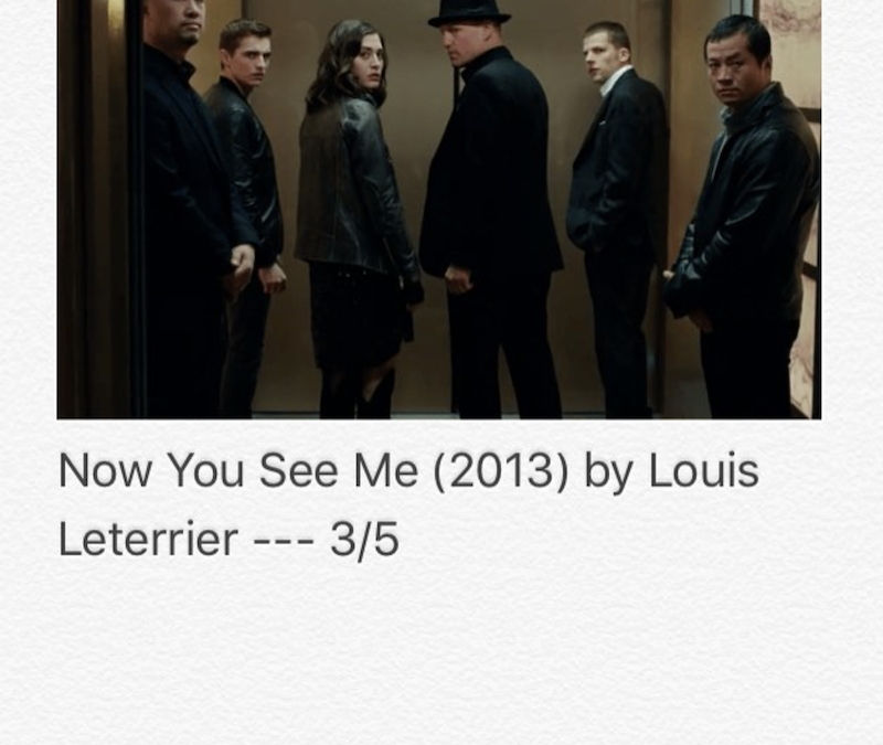 Now You See Me