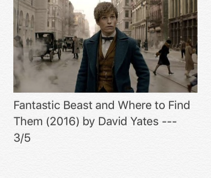 Fantastic Beast And Where To Find Them
