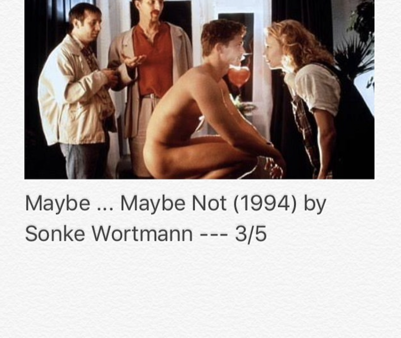 Maybe … Maybe Not
