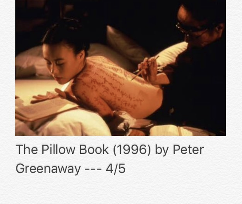 The Pillow Book