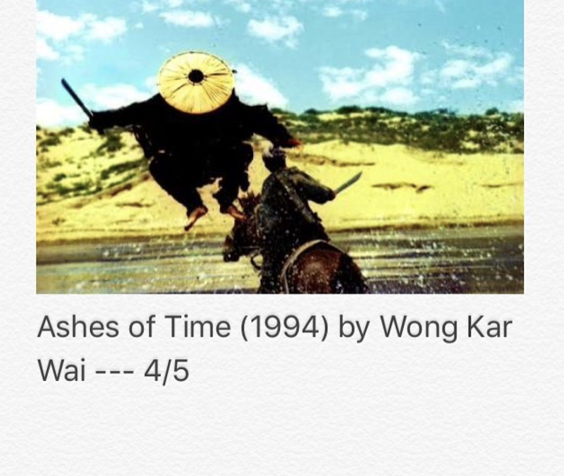 Ashes Of Time / Dung Che Sai Duk