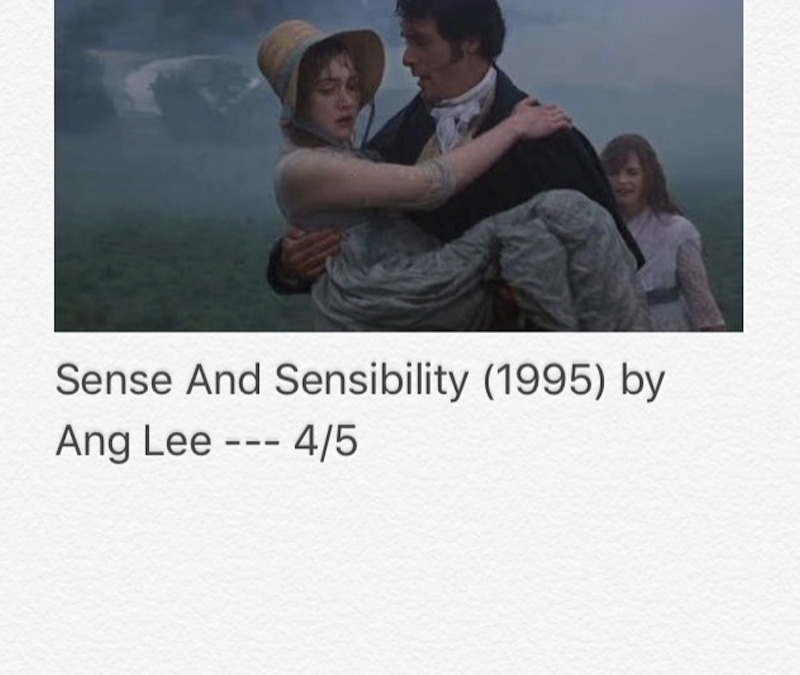 Sense And Sensibility