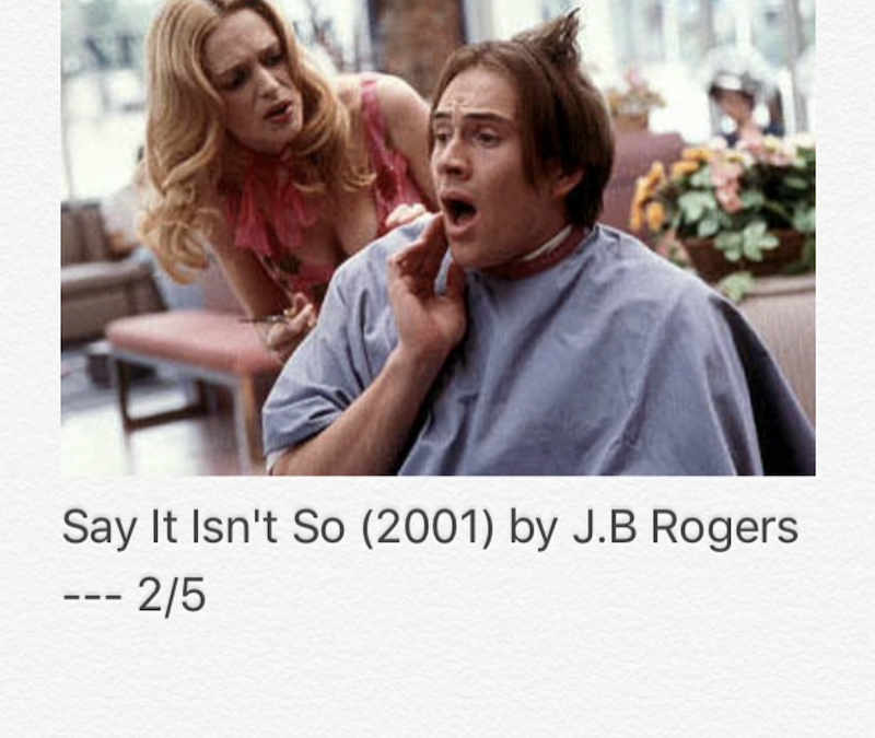 Say It Isn’t So