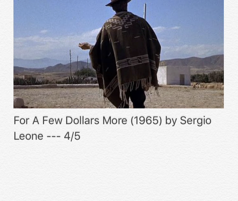 For A Few Dollars More