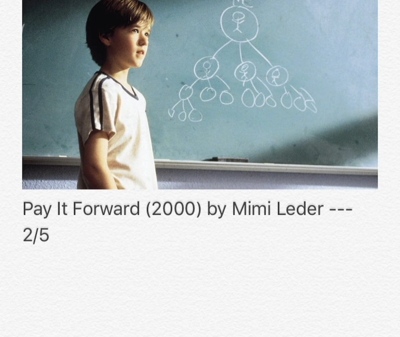 Pay It Forward