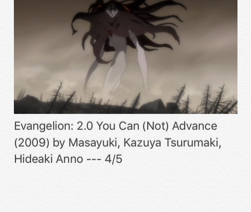 Evangelion : 20 You Can (Not) Advance