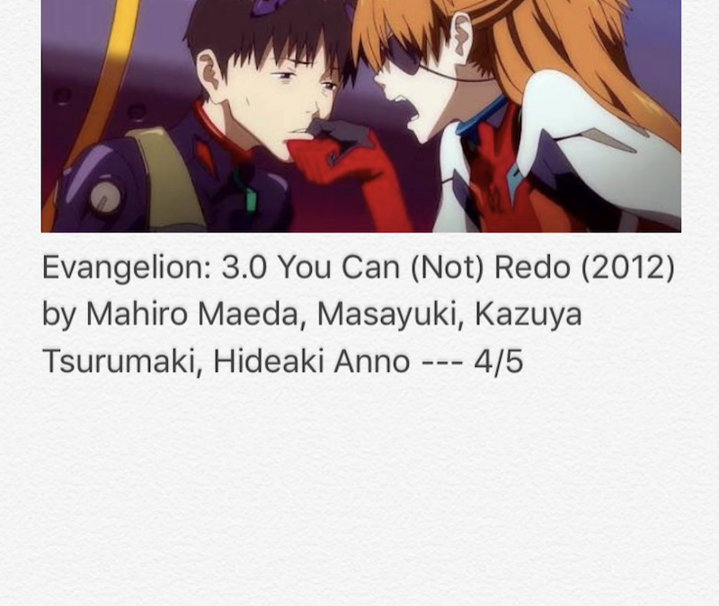 Evangelion : 3.0 You Can (Not) Redo