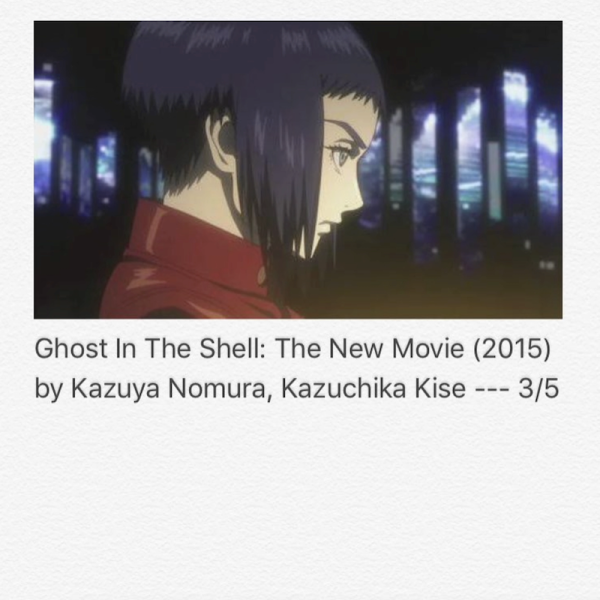 Ghost In The Shell : The New Movie