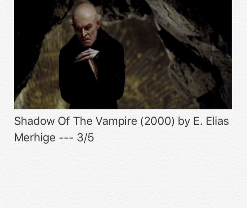 Shadow Of The Vampire