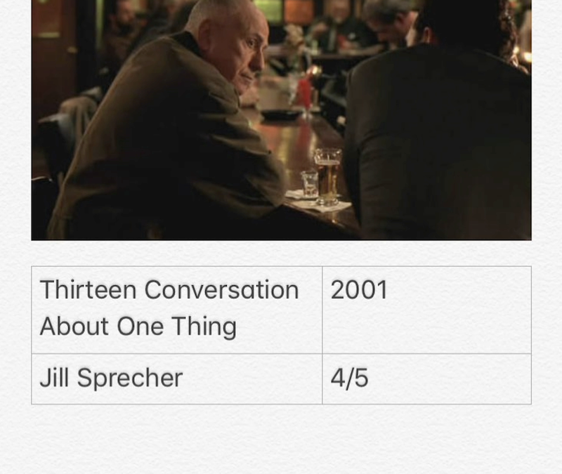 Thirteen Conversation About One Thing