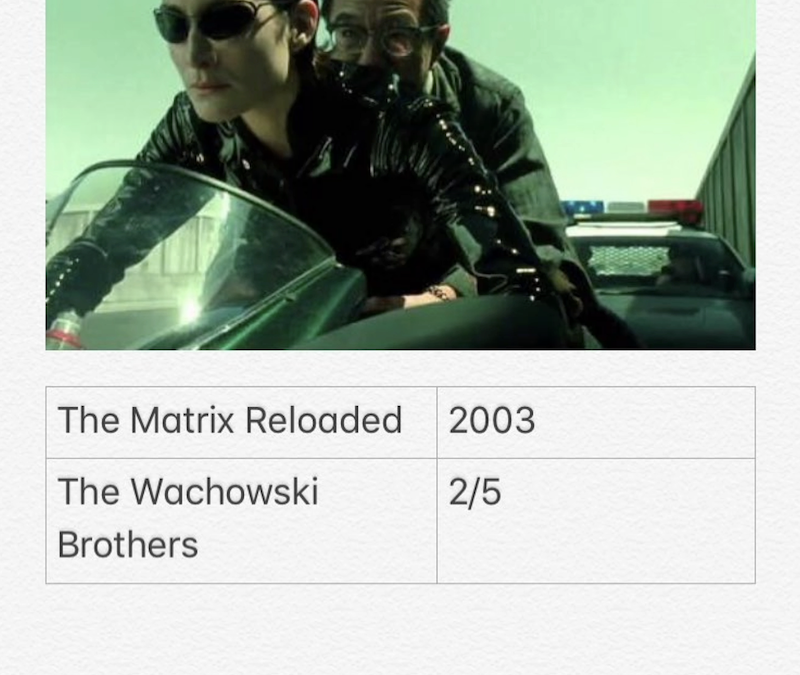 The Matrix Reloaded