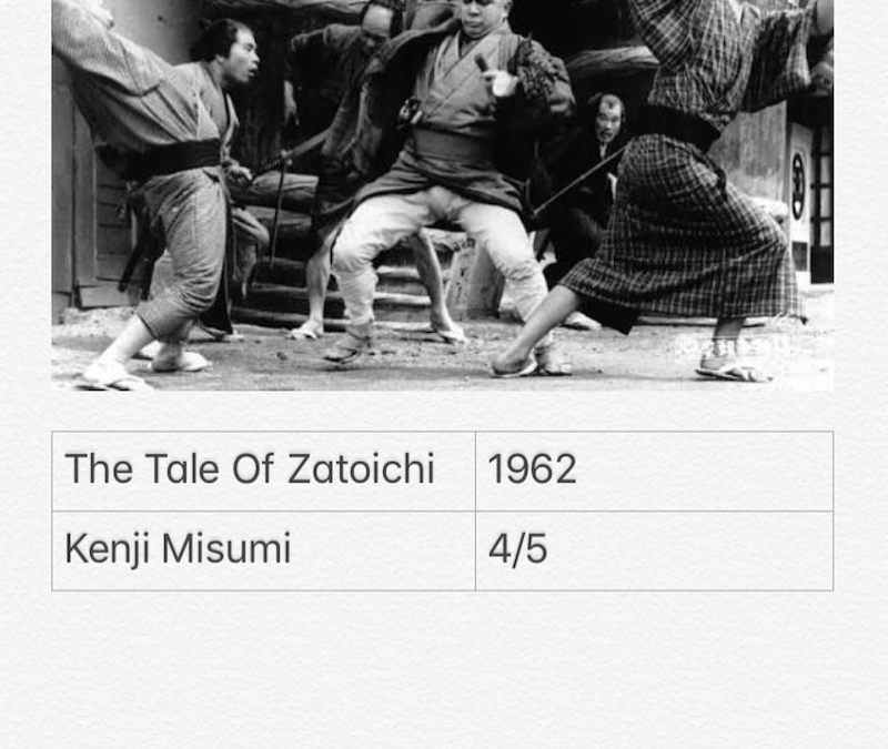 The Tale Of Zatoichi