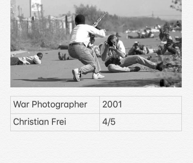 War Photographer