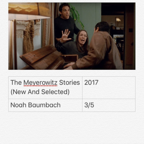 The Meyerowitz Stories (New And Selected)
