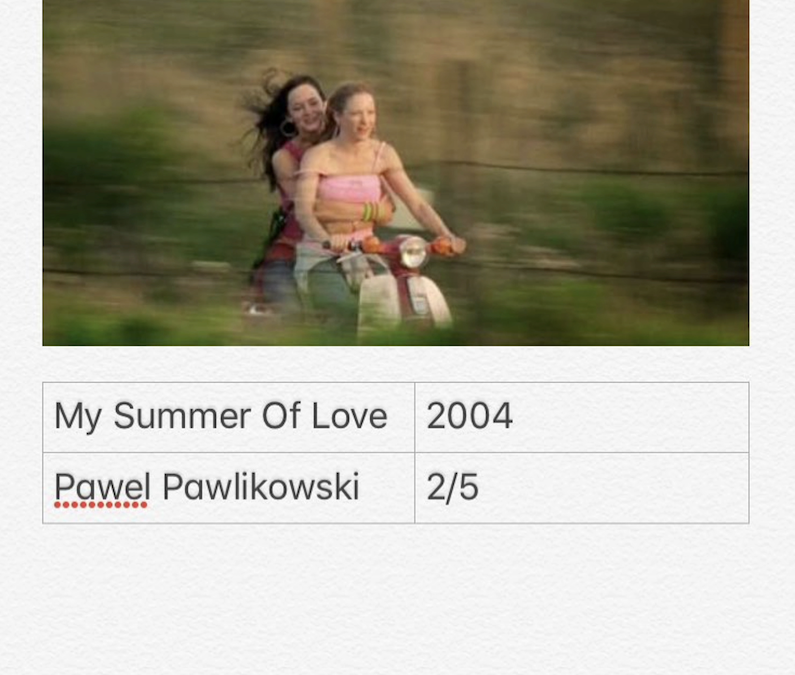 My Summer Of Love