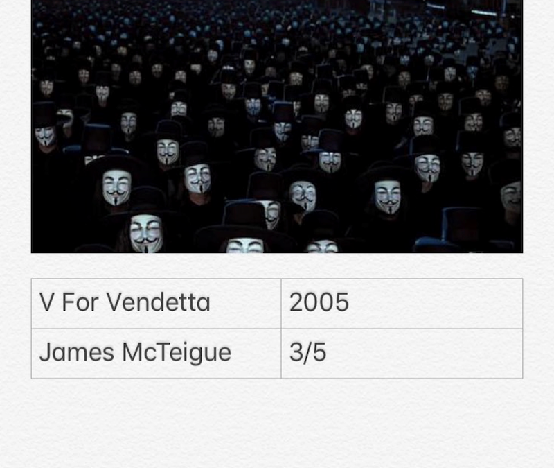 V For Vendetta