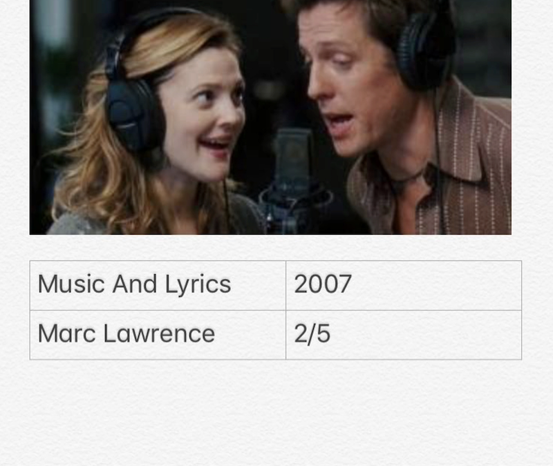 Music And Lyrics