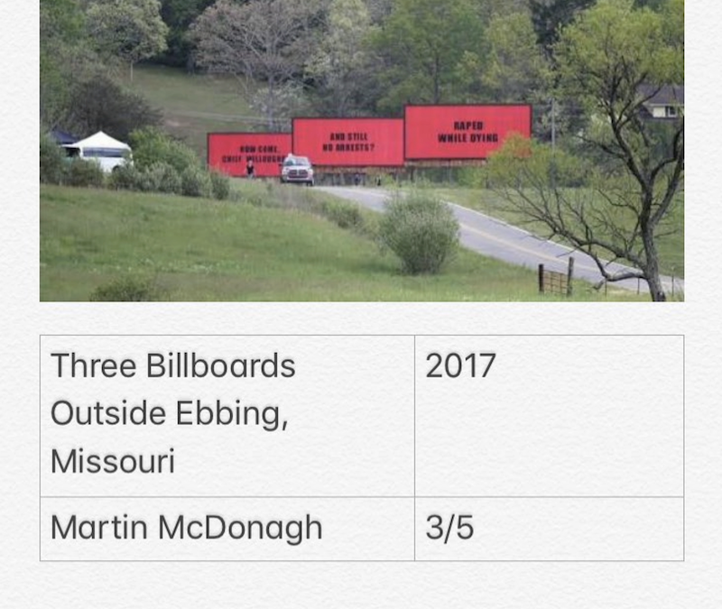 Three Billboards Outside Ebbing, Missouri