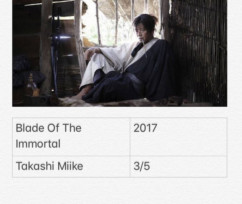 Blade Of The Immortal