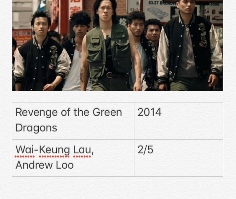 Revenge Of The Green Dragons