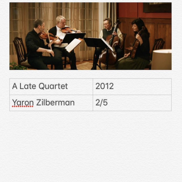 A Late Quartet