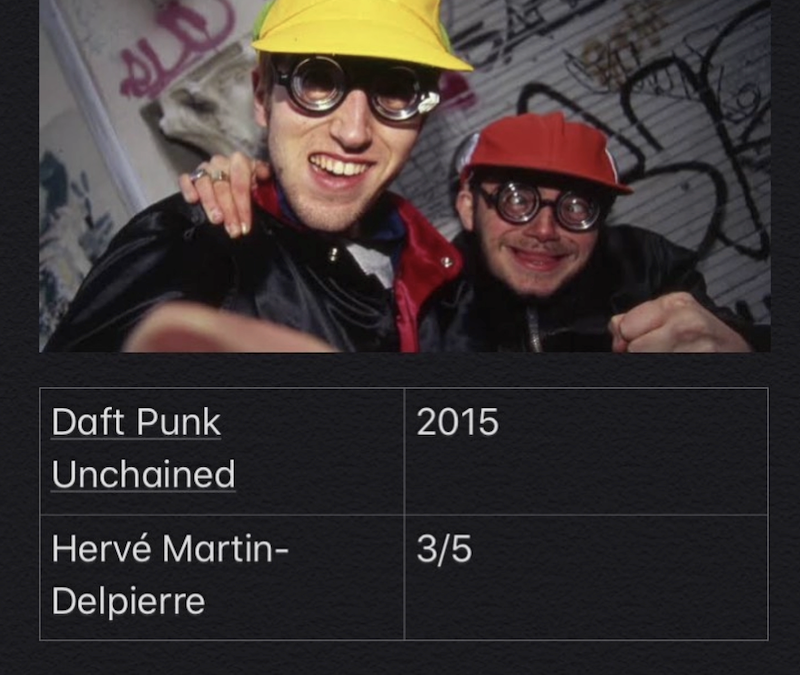 Daft Punk Unchained