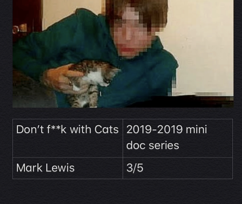 Don’t F**k With Cats