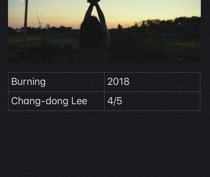 Burning