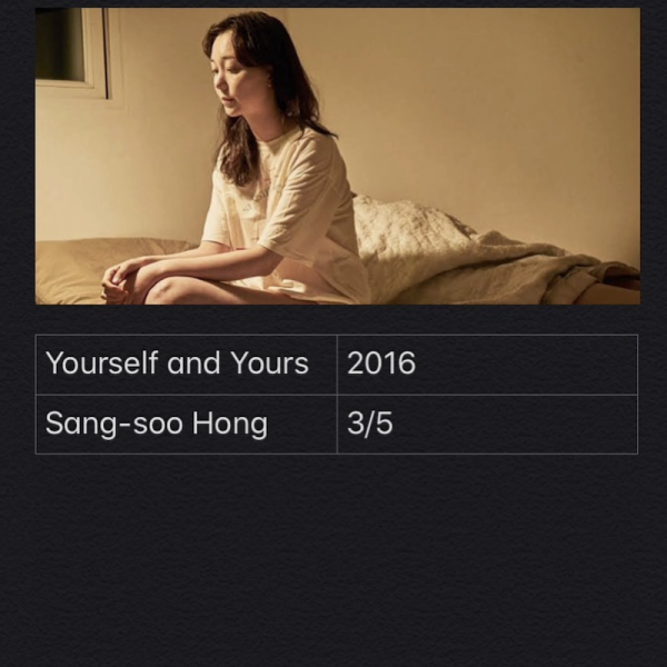 Yourself And Yours