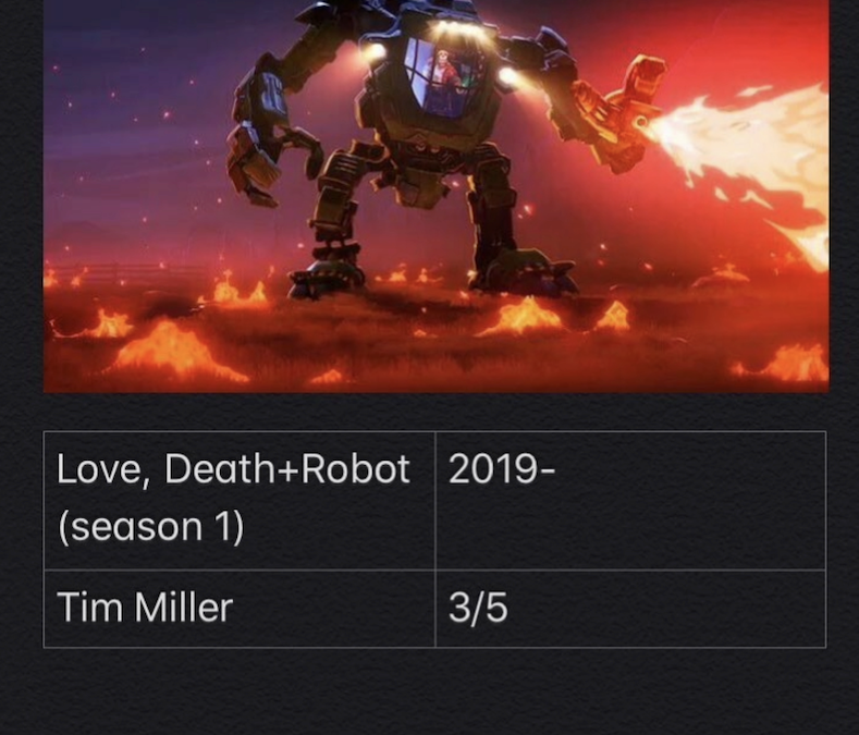 Love, Death & Robot – Season 1