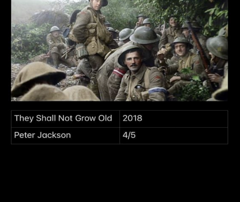 They Shall Not Grow Old