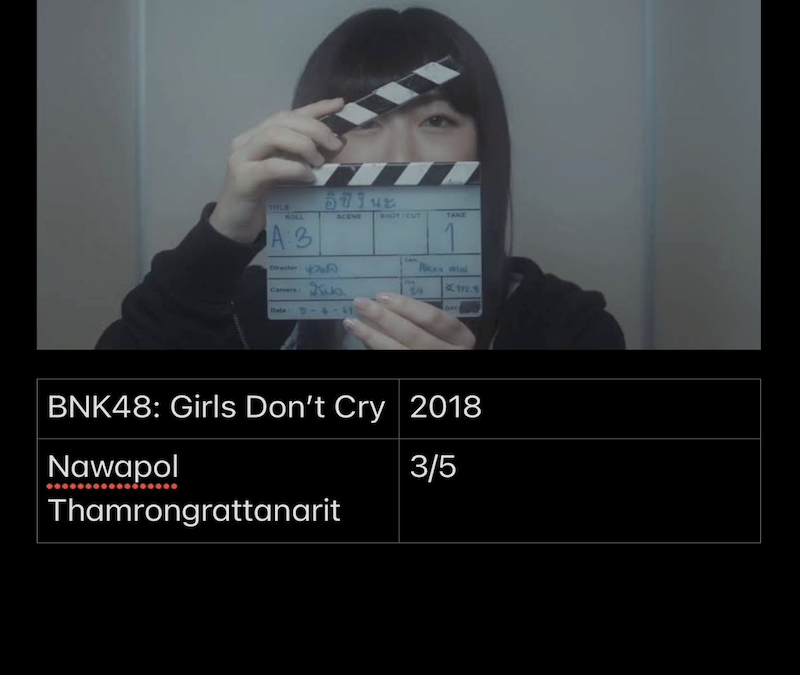 BNK48 : Girls Don’t Cry