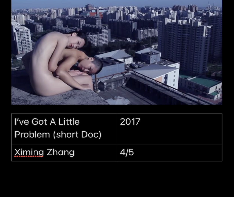 I’ve Got A Little Problem (Ren Hang)
