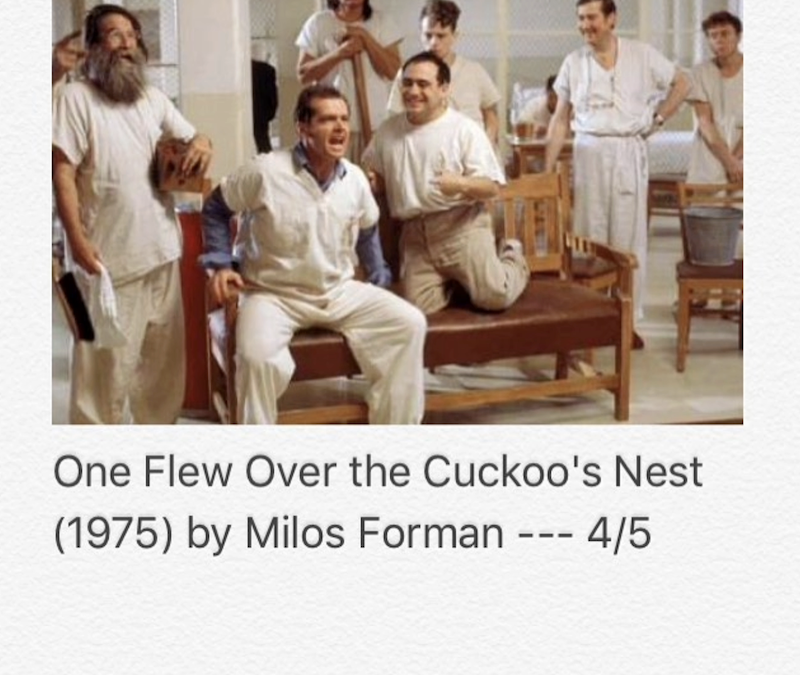 One Flew Over The Cuckcoo’s Nest