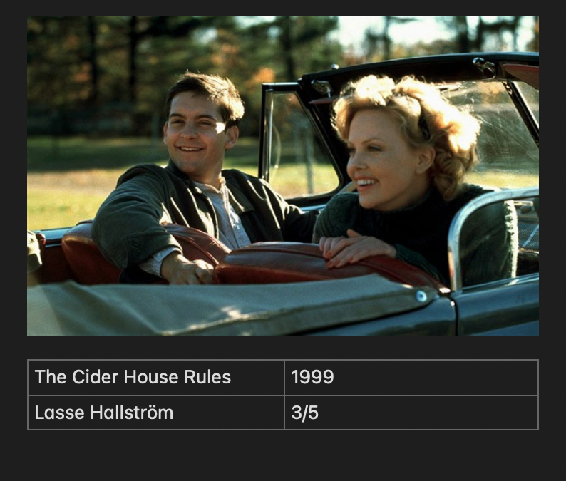 The Cider House Rules