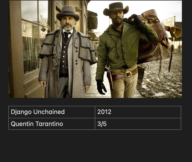 Django Unchained