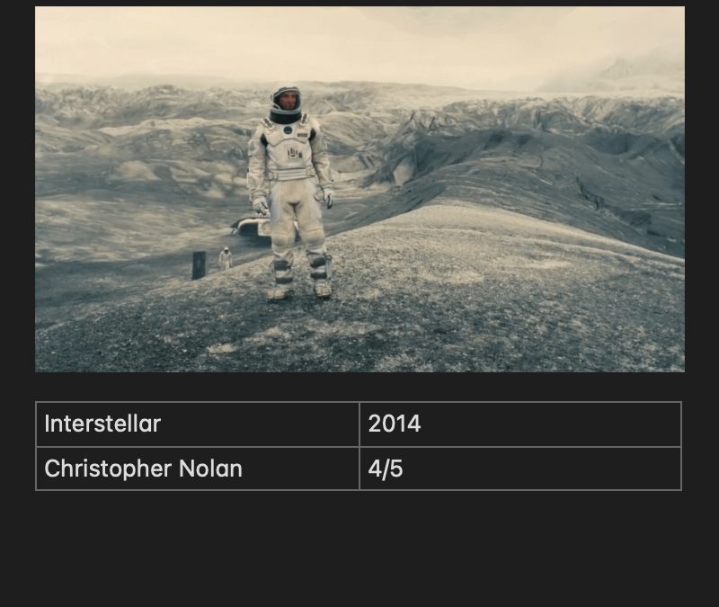 Interstellar
