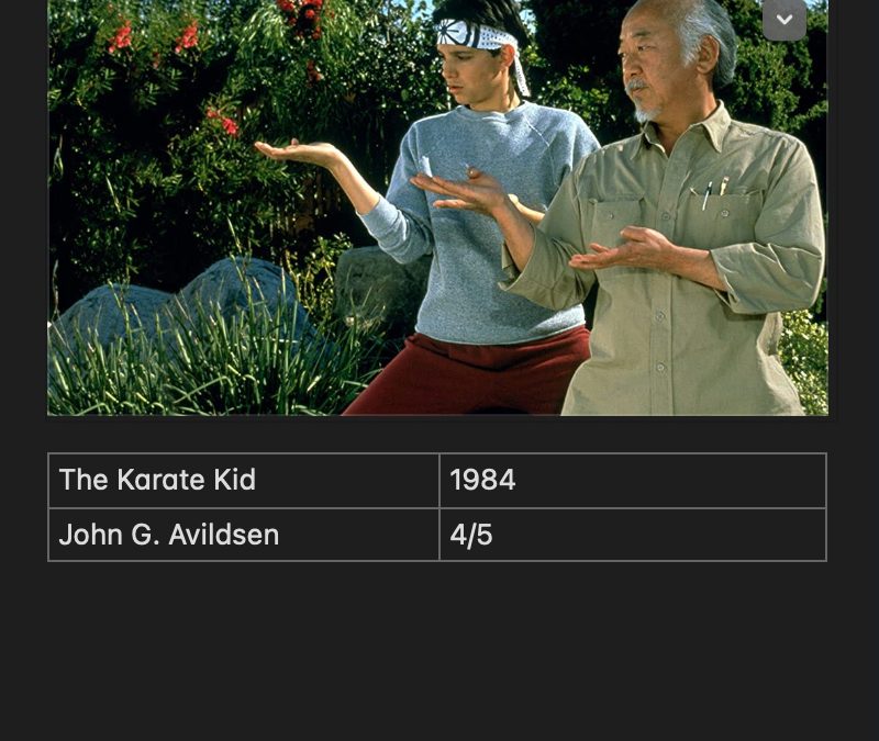 The Karate Kid