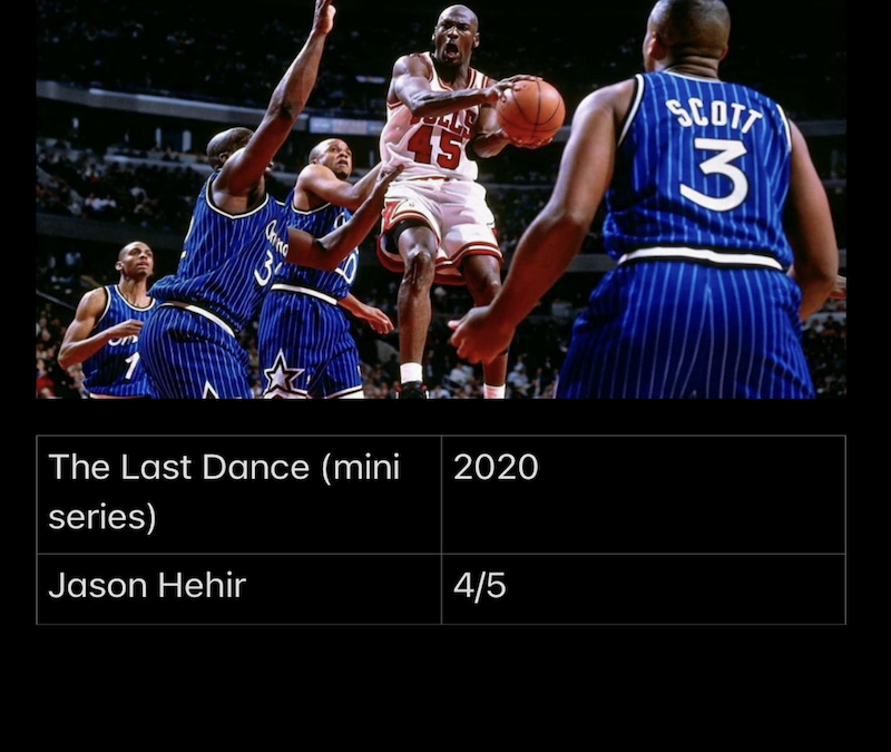 The Last Dance (Mini Series)