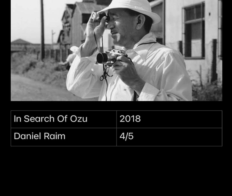 In Search Of Ozu