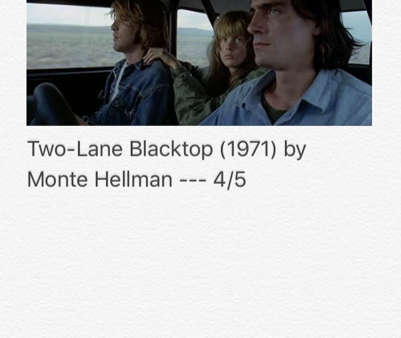 Two-Lane Blacktop