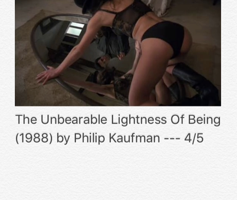 The Unbearable Lightness Of Being