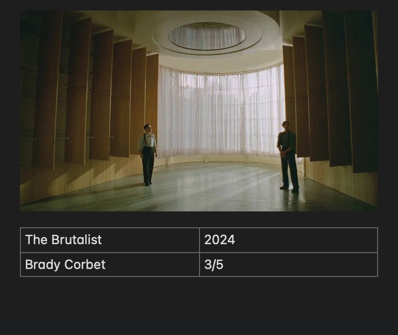 The Brutalist