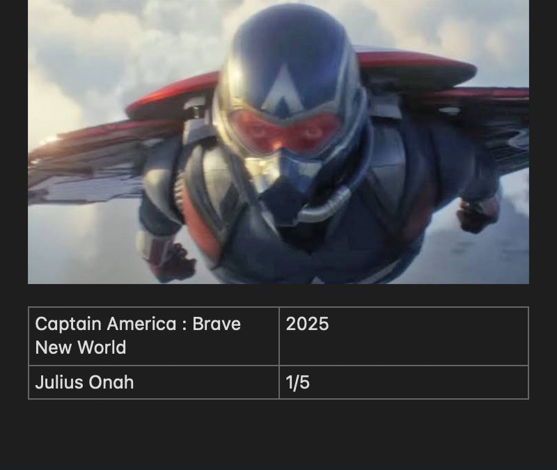 Captain America : Brave New World