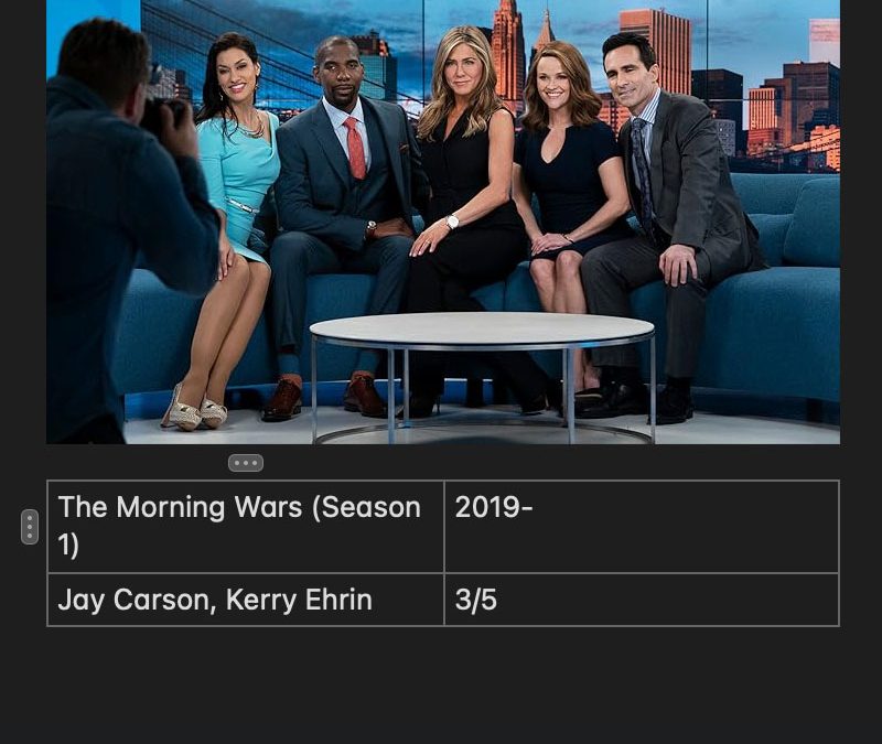 The Morning Wars (Season 1)
