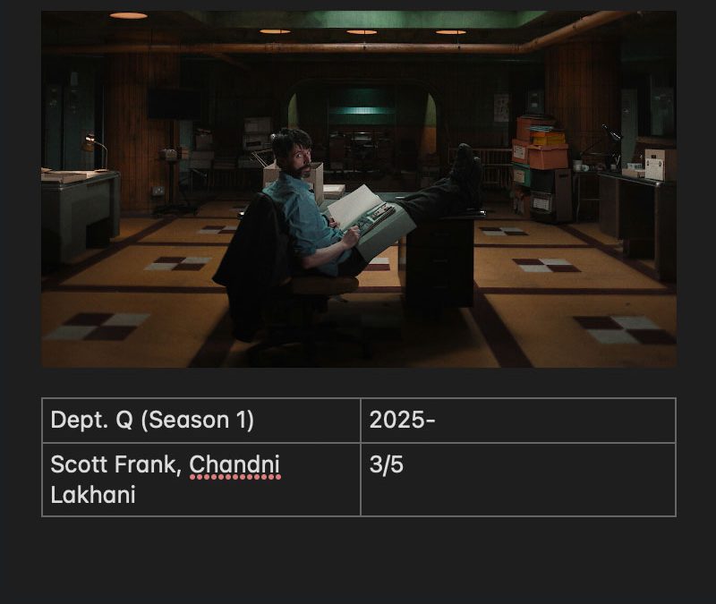 Dept. Q (Season 1)