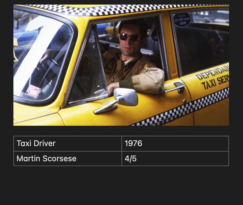 Taxi Driver
